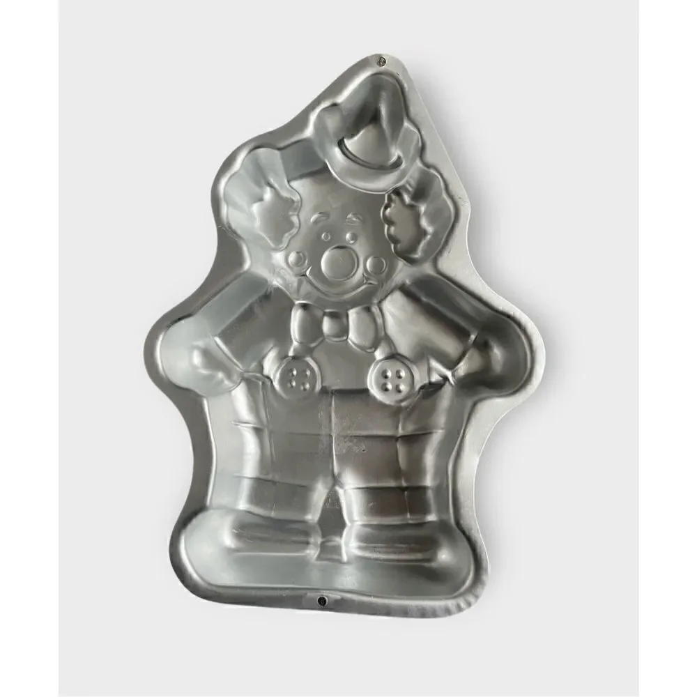 Wilton Vintage 1993 Clown Cake Baking Pan Aluminum